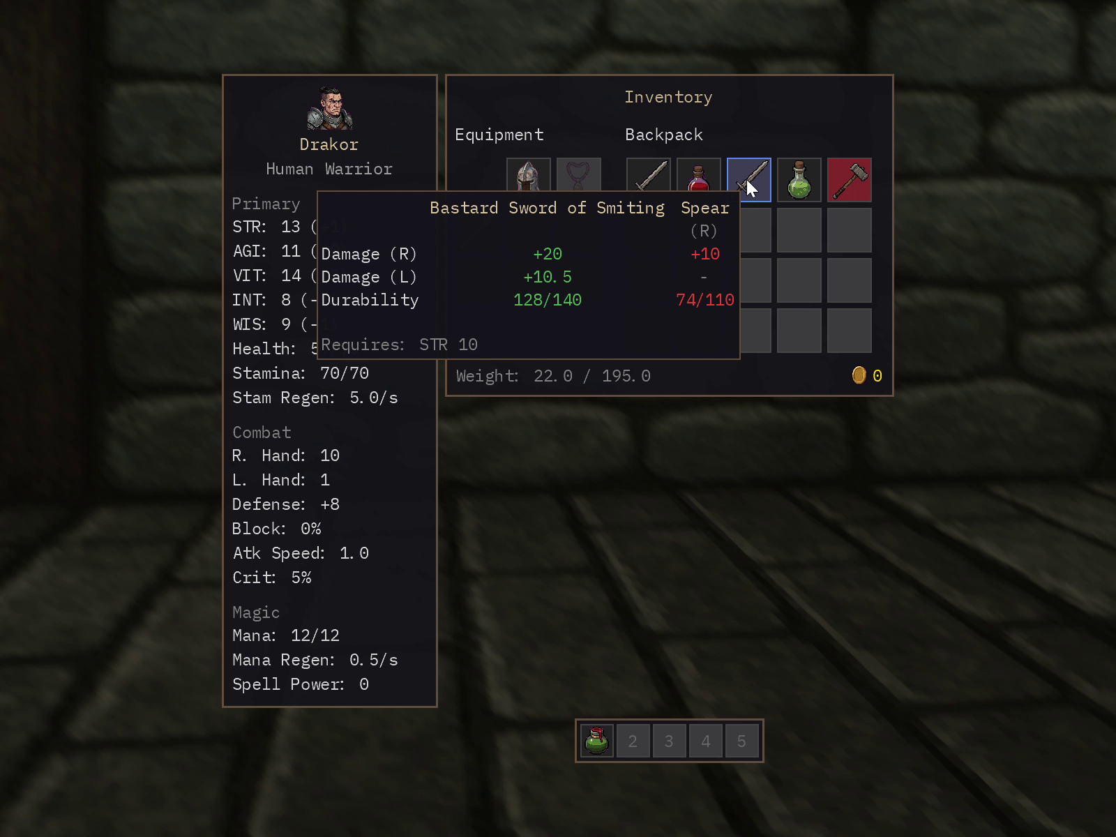 Belt potions in action